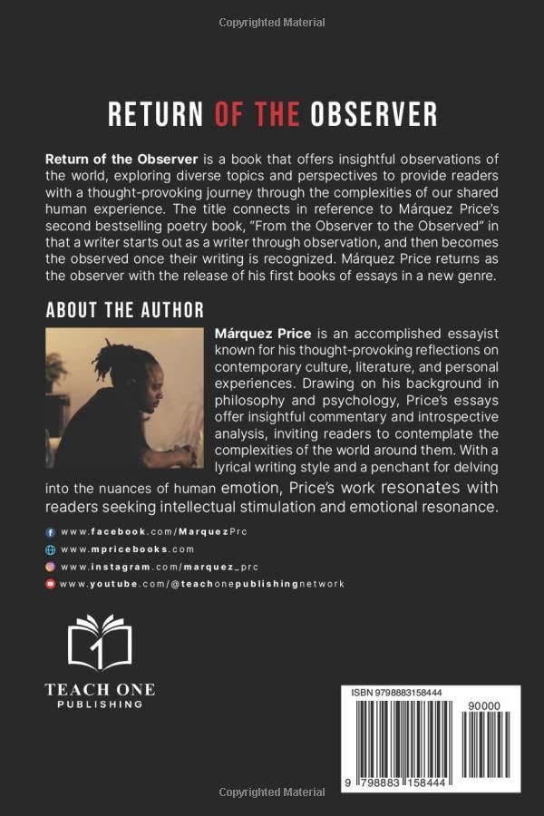 Return of the Observer (Paperback)
